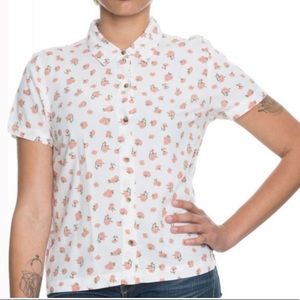 VANS Cabbie Button Down Top